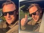 Palisades Fire: Driver smirks after being confronted over allegedly cutting off elderly woman during blaze (nateclarkshow/Instagram) Palisades Fire: Driver smirks after being confronted over allegedly cutting off elderly woman during blaze (nateclarkshow/Instagram)