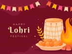 Happy Lohri 2025: Celebrate Lohri with great vigour by sharing warm messages with your loved ones.(PC: Freepik)