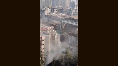 Andheri bldg demolished without following AQI norms, builder receives stop-work notice Andheri bldg demolished without following AQI norms, builder receives stop-work notice