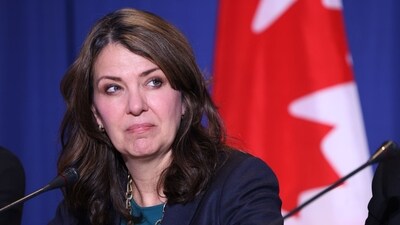 Alberta Premier Danielle Smith met with President-elect Donald Trump in Florida. (Bloomberg) Alberta Premier Danielle Smith met with President-elect Donald Trump in Florida. (Bloomberg)
