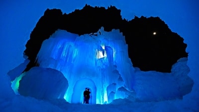 Ice Castles, known for its breathtaking ice displays, has expanded to multiple states including Utah and Colorado. (AP Photo/Robert F. Bukaty) Ice Castles, known for its breathtaking ice displays, has expanded to multiple states including Utah and Colorado. (AP Photo/Robert F. Bukaty)