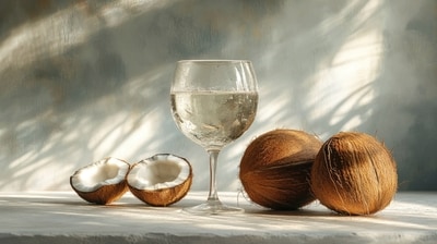 This innovative beverage blends tender coconut water with tropical fruits (Photo: Adobe Stock)