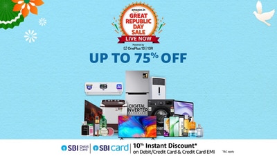 Bring home new electronics and appliances at huge discounts during the Amazon Sale 2025. Bring home new electronics and appliances at huge discounts during the Amazon Sale 2025.