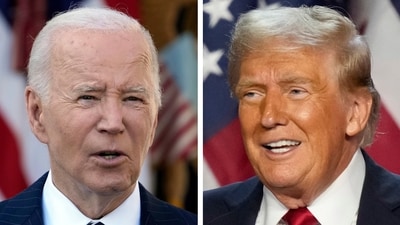 US President Joe Biden, left, and President-elect Donald Trump, right. (AP) US President Joe Biden, left, and President-elect Donald Trump, right. (AP)