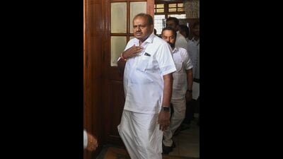 Following a key meeting on Sunday, former Prime Minister HD Deve Gowda and former chief minister HD Kumaraswamy reassured party members of their stability amid rumours of defection allegedly orchestrated by Congress. (PTI) Following a key meeting on Sunday, former Prime Minister HD Deve Gowda and former chief minister HD Kumaraswamy reassured party members of their stability amid rumours of defection allegedly orchestrated by Congress. (PTI)