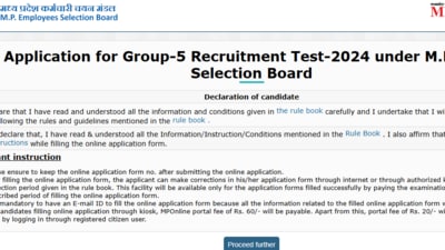 MPESB Group 5 Recruitment 2024: Apply for 1,170 vacancies of Staff Nurse and more. Window closes today. MPESB Group 5 Recruitment 2024: Apply for 1,170 vacancies of Staff Nurse and more. Window closes today.