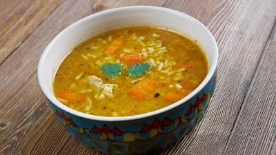 Mulligatawny soup is a British dish with Indian roots. (Shutterstock) Mulligatawny soup is a British dish with Indian roots. (Shutterstock)