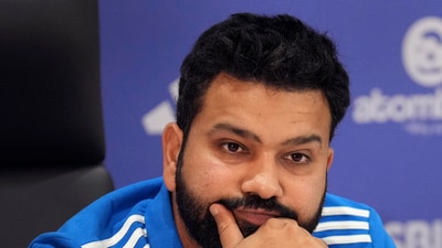 India's captain Rohit Sharma during a press conference (PTI) India's captain Rohit Sharma during a press conference (PTI)