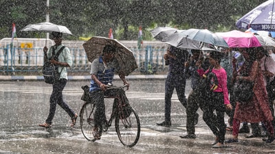 The IMD’s forecast suggests a brief wet spell for Bengaluru, offering some respite from dry conditions.. (PTI) The IMD’s forecast suggests a brief wet spell for Bengaluru, offering some respite from dry conditions.. (PTI)