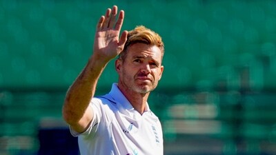 James Anderson, 43, to continue playing county cricket for Lancashire. (PTI Photo/Shahbaz Khan) (PTI) James Anderson, 43, to continue playing county cricket for Lancashire. (PTI Photo/Shahbaz Khan) (PTI)
