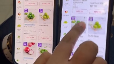 A  Bengaluru woman demonstrated how Apple users are charged more by Zepto (Instagram/@pc_pooja.chhabda)