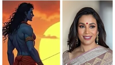 A still from Naam Ramayana; (right) Meenal Nigam A still from Naam Ramayana; (right) Meenal Nigam
