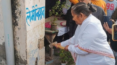Uttar Pradesh's Minister of State for Secondary Education Gulab Devi (PTI) Uttar Pradesh's Minister of State for Secondary Education Gulab Devi (PTI)