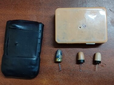 The electronic device allegedly used to cheat in the examination. The electronic device allegedly used to cheat in the examination.