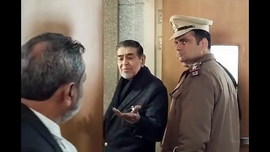 Congress leader Jagdish Tytler leaves from Rouse Avenue Court in New Delhi on Monday. (ANI)