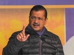 Aam Aadmi Party (AAP) chief Arvind Kejriwal addresses a press conference in New Delhi. Aam Aadmi Party (AAP) chief Arvind Kejriwal addresses a press conference in New Delhi.