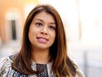 Member of Parliament Tulip Siddiq stands outside 10 Downing Street, London, May 13, 2022. Member of Parliament Tulip Siddiq stands outside 10 Downing Street, London, May 13, 2022.
