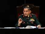 Chief of Army Staff General Upendra Dwivedi addresses the annual press conference, ahead of the 77th Army Day in New Delhi, Monday. Chief of Army Staff General Upendra Dwivedi addresses the annual press conference, ahead of the 77th Army Day in New Delhi, Monday.