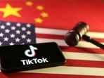 U.S., Chinese flags, TikTok logo and gavel are seen in this illustration taken January 8, 2025.