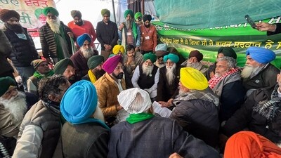 Farmer leaders lashed out at the Centre for not paying heed to farmers’ demands. (ANI/Ajay Sharma) Farmer leaders lashed out at the Centre for not paying heed to farmers’ demands. (ANI/Ajay Sharma)
