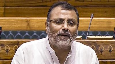 BJP MP Nishikant Dubey. (PTI) BJP MP Nishikant Dubey. (PTI)