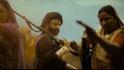 Daaku Maharaaj box office collection day 2: Nandamuri Balakrishna is a still from the film. Daaku Maharaaj box office collection day 2: Nandamuri Balakrishna is a still from the film.
