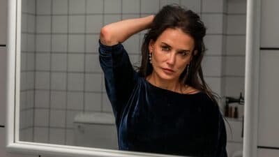 Demi Moore as Elizabeth Sparkle in ‘The Substance’. (MUBI)