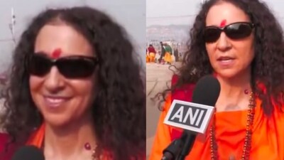 Sadhvi Bhagawati Saraswati has resided at Parmarth Niketan in Rishikesh for nearly three decades. (X/@ANI) Sadhvi Bhagawati Saraswati has resided at Parmarth Niketan in Rishikesh for nearly three decades. (X/@ANI)