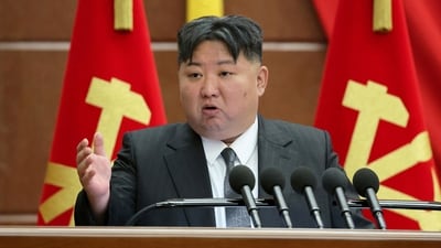FILE PHOTO: North Korean leader Kim Jong Un speaks during a meeting of the country's ruling party, in Pyongyang, North Korea. (REUTERS)