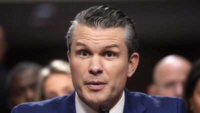 Pete Hegseth, President-elect Donald Trump's choice to be Defence secretary, appears before the Senate Armed Services Committee for his confirmation hearing, at the Capitol in Washington, on Tuesday. (AP) Pete Hegseth, President-elect Donald Trump's choice to be Defence secretary, appears before the Senate Armed Services Committee for his confirmation hearing, at the Capitol in Washington, on Tuesday. (AP)