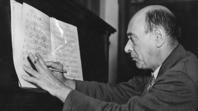Arnold Schoenberg was an influential composer in the mid-20th century. (Odradek Records) Arnold Schoenberg was an influential composer in the mid-20th century. (Odradek Records)