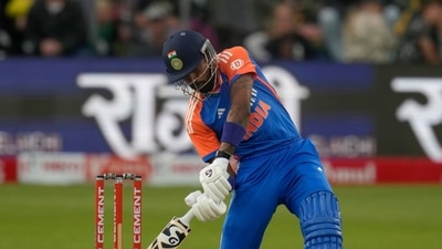 Questions are now being raised regarding what has happened with Hardik Pandya and why he isn't being chosen as the captain. (AP) Questions are now being raised regarding what has happened with Hardik Pandya and why he isn't being chosen as the captain. (AP)