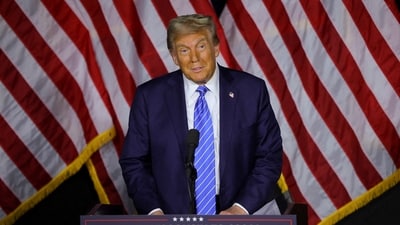 Donald Trump, who returns to the White House on January 20, had been accused of conspiracy to defraud the United States and conspiracy to obstruct an official proceeding. (REUTERS/Carlos Barria)