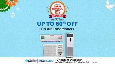 Amazon Republic Day Sale brings incredible discounts on top AC brands and it is perfect time to upgrade your cooling solutions.