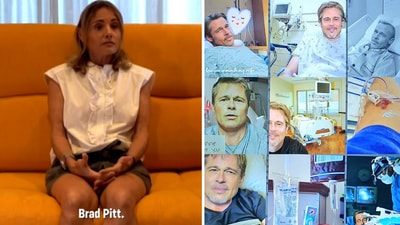 Anne, who was married a millionaire but was headed for divorce, continued to receive poems and declarations of love from "Brad Pitt". (X/@orkunelmacigil) Anne, who was married a millionaire but was headed for divorce, continued to receive poems and declarations of love from "Brad Pitt". (X/@orkunelmacigil)