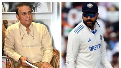 Sunil Gavaskar and Rohit Sharma Sunil Gavaskar and Rohit Sharma