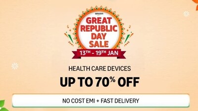 Explore unmissable deals on health care devices during the Amazon Republic Day Sale. Explore unmissable deals on health care devices during the Amazon Republic Day Sale.