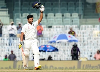 In 2016, Karun Nair became only the second Indian after Virender Sehwag to score a triple-century in Tests (AFP) In 2016, Karun Nair became only the second Indian after Virender Sehwag to score a triple-century in Tests (AFP)