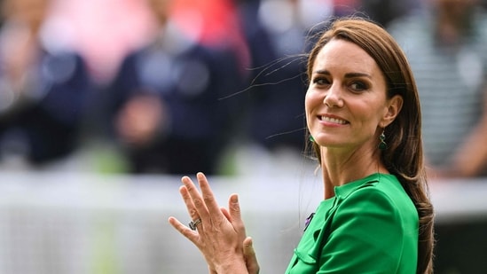 Kate Middleton reveals her cancer is in remission (Photo by Glyn KIRK / AFP) (AFP)