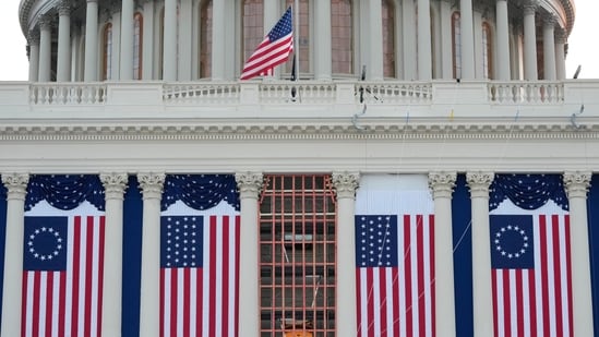 The 30-day flag-lowering period was set into motion with President Joe Biden's order, (AP)