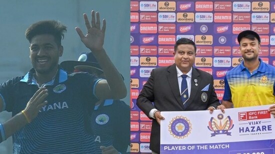 Vijay Hazare Trophy 2024-25: Here are all the streaming details for the first semi-final between Haryana and Karnataka. (BCCI Domestic/Mayank Agarwal - X)