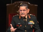 Army Chief General Upendra Dwivedi during press conference in New Delhi, India, on Monday, Army Chief General Upendra Dwivedi during press conference in New Delhi, India, on Monday,
