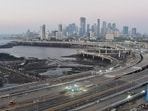 A file photo of the coastal road
