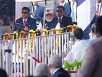 Modi reiterated India’s commitment to development over expansionism and its vision for a secure, inclusive, and prosperous Indo-Pacific region. Modi reiterated India’s commitment to development over expansionism and its vision for a secure, inclusive, and prosperous Indo-Pacific region.