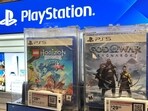 FILE PHOTO: Sony PlayStation games are displayed at a Best Buy store.