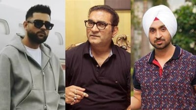 Abhijeet Bhattacharya criticises Diljit Dosanjh and Karan Aujla for dancing in their concerts. Abhijeet Bhattacharya criticises Diljit Dosanjh and Karan Aujla for dancing in their concerts.