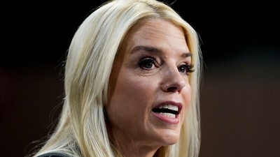 Pam Bondi, US attorney general nominee for US President-elect Donald Trump, during a Senate Judiciary Committee confirmation hearing in Washington, DC, US, on Wednesday, Jan. 15, 2025. Bondi said her "overriding objective" if confirmed "would be to return the Department of Justice to its core mission of keeping Americans safe and vigorously enforcing the law." Photographer: Kent Nishimura/Bloomberg (Bloomberg) Pam Bondi, US attorney general nominee for US President-elect Donald Trump, during a Senate Judiciary Committee confirmation hearing in Washington, DC, US, on Wednesday, Jan. 15, 2025. Bondi said her "overriding objective" if confirmed "would be to return the Department of Justice to its core mission of keeping Americans safe and vigorously enforcing the law." Photographer: Kent Nishimura/Bloomberg (Bloomberg)