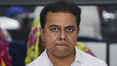 Bharat Rashtra Samithi leader and Telangana leader of opposition KT Rama Rao. (PTI Photo) Bharat Rashtra Samithi leader and Telangana leader of opposition KT Rama Rao. (PTI Photo)