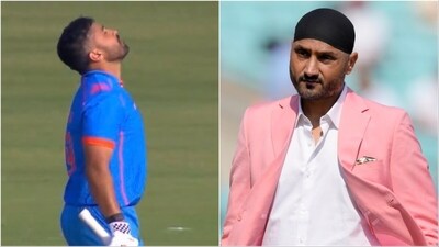 Karun Nair during the Vijay Hazare Trophy; Harbhajan Singh (X/Files) Karun Nair during the Vijay Hazare Trophy; Harbhajan Singh (X/Files)