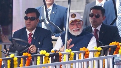 Modi reiterated India’s commitment to development over expansionism and its vision for a secure, inclusive, and prosperous Indo-Pacific region. (Yogesh Naik) Modi reiterated India’s commitment to development over expansionism and its vision for a secure, inclusive, and prosperous Indo-Pacific region. (Yogesh Naik)